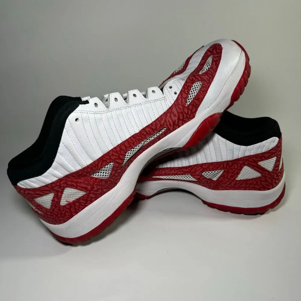 Air Jordan 11 Retro IE Low Gym Red Mens Size 18 Red White 919712-101 Basketball